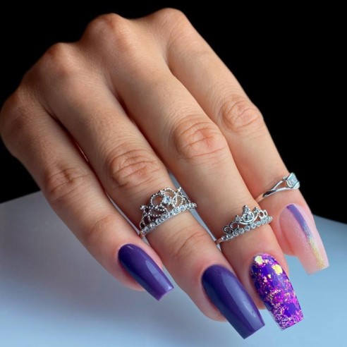 Esmalte Gel P2165 Enjoy Your Award Purple Professi -Semi permanent nail polishes -Purple Professional