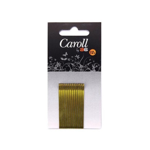 Fourchette blonde Caroll 12 pcs. -Épingles à cheveux, pinces et élastiques à cheveux -AG