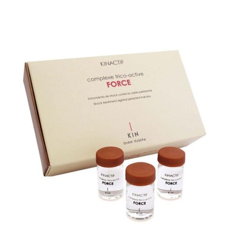 Kinactif Force Kin Hair Loss Ampoules 12 unités. -Anti-chute -KIN Cosmetics