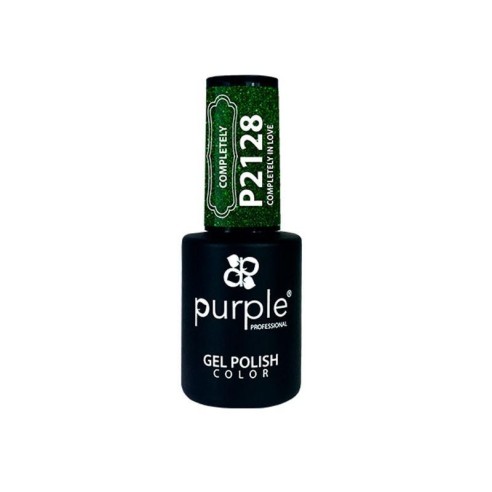 Esmalte Gel P2128 Completely In Lo Purple Professi -Esmalte semipermanente -Purple Professional