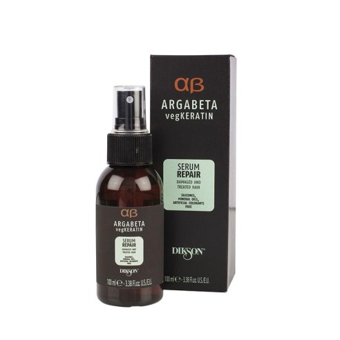 Argabeta VegKeratin Sérum Reparador de Queratina 250ml -Tratamentos de cabelo e couro cabeludo -Argabeta