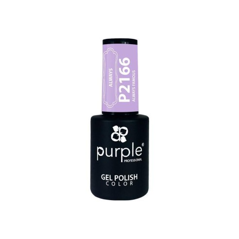 Esmalte Gel P2166 Always Famous Purple Professional -Esmalte semi permanente -Purple Professional