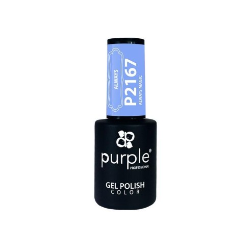 Vernis Gel P2167 Always Magic Purple Professional -Émail semi permanent -Purple Professional