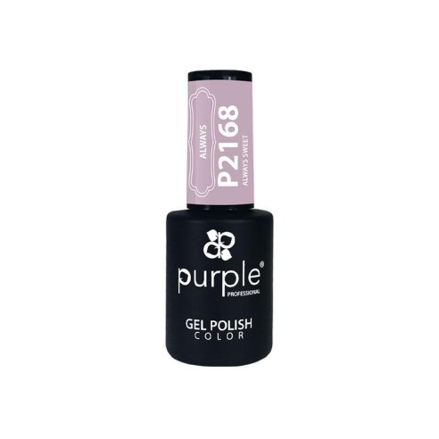 Verniz em gel P2168 Always Sweet Purple Professional -Esmalte semipermanente -Purple Professional
