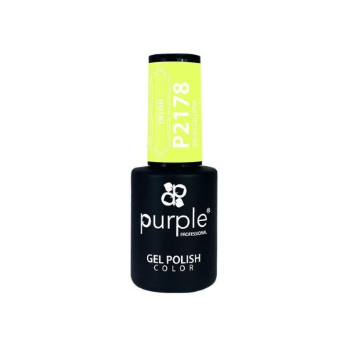 Esmalte Gel P2178 Delish Lollipop Purple Professi -Semi permanent nail polishes -Purple Professional