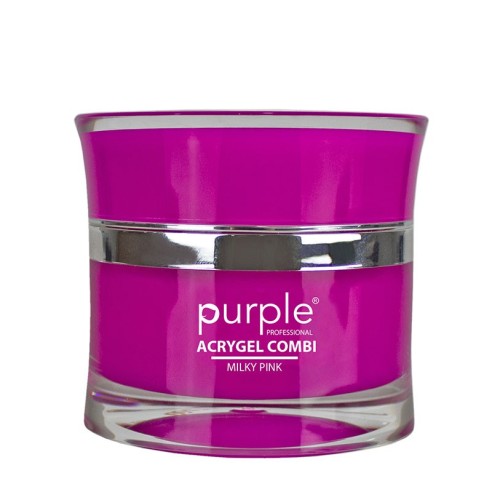 Acrygel Combi Milky Pink Purple Professional 50g -Gel & Acrylic Nails -Purple Professional