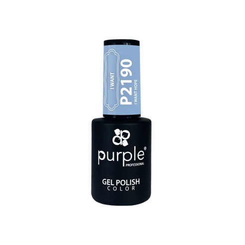 Esmalte Gel P2190 I Want Hope Purple Professional -Esmalte semi permanente -Purple Professional