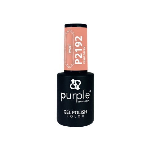 Esmalte Gel P2192 I Want Dream Purple Professional -Esmalte semi permanente -Purple Professional