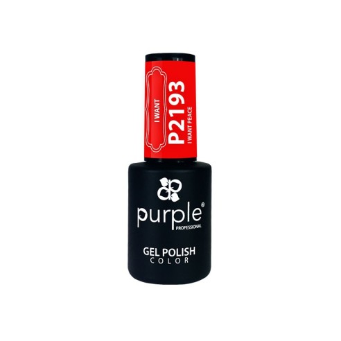 Gel Polish P2193 I Want Peace Purple Professional -Semi permanent nail polishes -Purple Professional