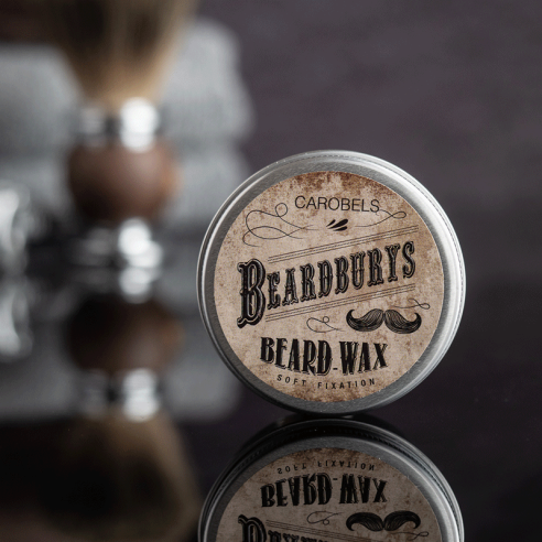 Beardburys Bart- und Schnurrbartwachs, 50 ml -Bart und Schnurrbart -Beardburys