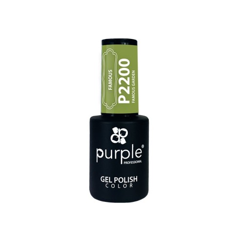 Esmalte Gel P2200 Famous Garde Purple Professional -Semi permanent enamel -Purple Professional