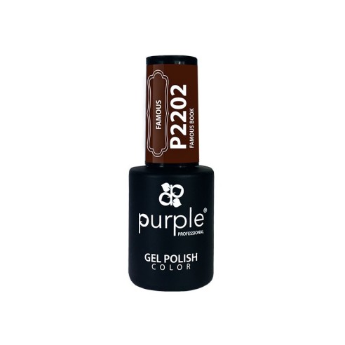 Gel polonês P2202 famoso livro Purple Professional -Esmalte semipermanente -Purple Professional