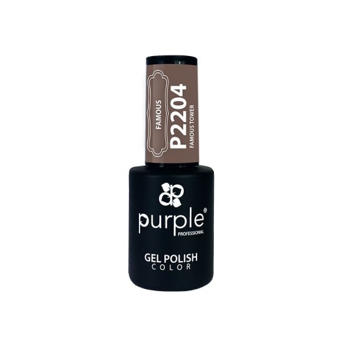 Esmalte Gel P2204 Famous Tower Purple Professional -Semi permanent enamel -Purple Professional