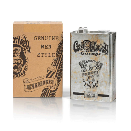 Kit Styling Brillo Beardburys & Gas Monkey -Packs de productos de barbería -Beardburys