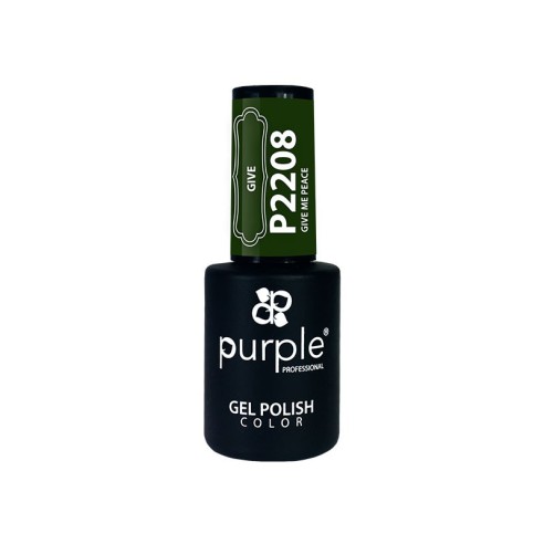 Esmalte Gel P2208 Give Me Peace Purple -Esmalte semi permanente -Purple Professional