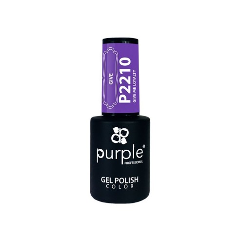 Esmalte Gel P2210 Give Me Loyalty Purple Professional -Esmalte semi permanente -Purple Professional