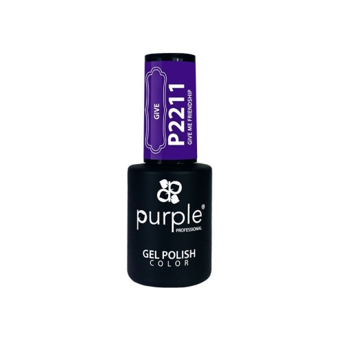 Esmalte Gel P2206 Give Me Friendship Purple -Esmalte semipermanente -Purple Professional