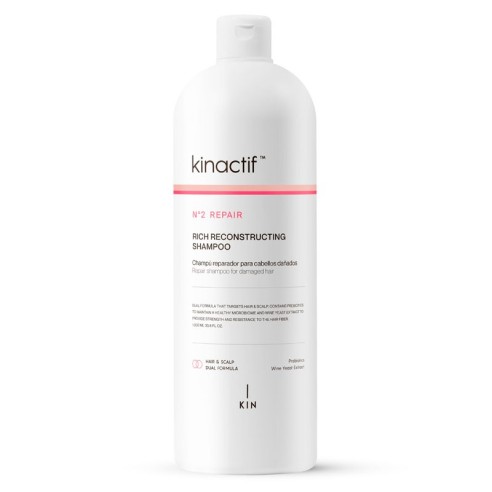 Kinactif Repair Shampoing Reconstructeur Riche 1000ml Kin Cosmetics -Shampooings -KIN Cosmetics