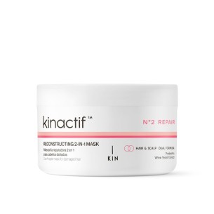Mascarilla 2 en 1 Kinactif Repair Reconstr 200 ml -Máscaras de cabelo -KIN Cosmetics
