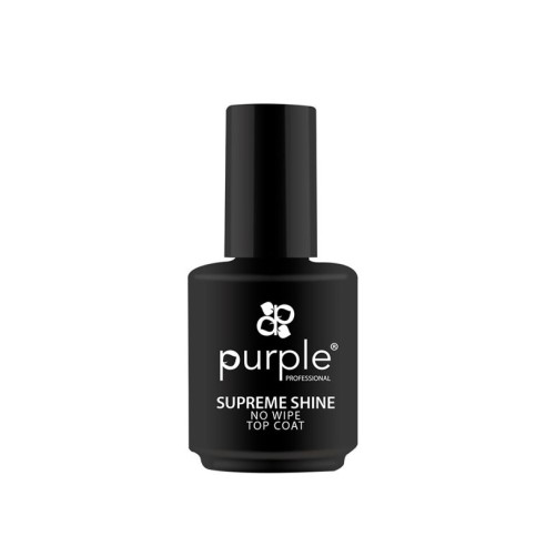 Top Coat Supreme Shine 15 ml Purple Professional -Bases et couches de finition -Purple Professional