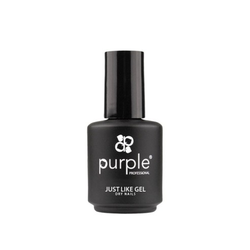 Top Coat Just Like Gel Purple Professional 15 ml -Vernis à ongles -Purple Professional