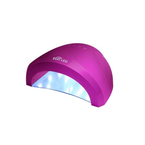 Fuchsia Eco Led Nail Lamp 24/48w Giubra -Lamps and Lathes -Giubra