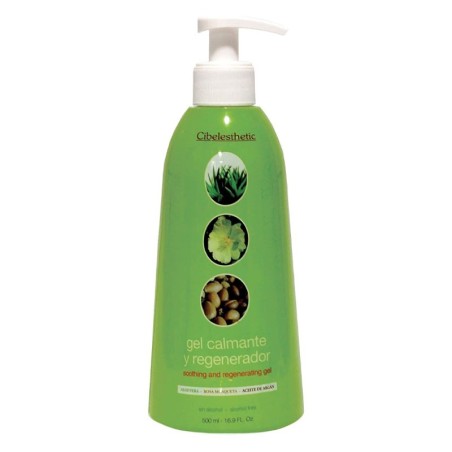 Aloe Vera + Argan + Hagebuttengel 500 ml Cibelesthetic -Enthaarungs-, Bleich- und Post-Enthaarungscremes -