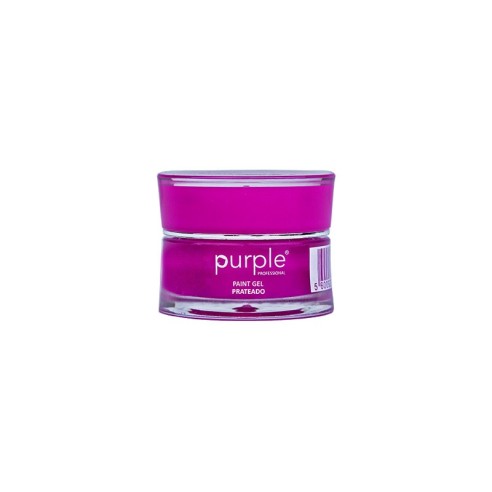 Gel Paint Silver Purple Professional 5g -Gel and Acrylic -Purple Professional