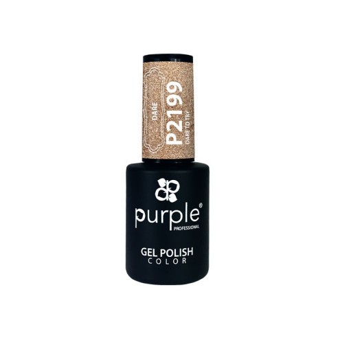 Esmalte Gel P2199 Dare to Try Purple Professional -Esmalte semi permanente -Purple Professional