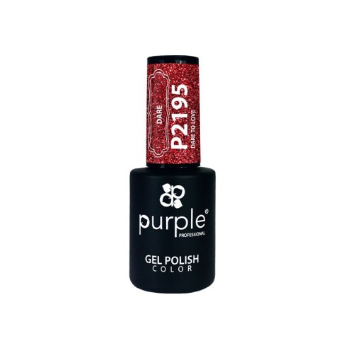 Smalto semipermanente P2195 Dare to Love Purple Professional -Smalto semipermanente -Purple Professional