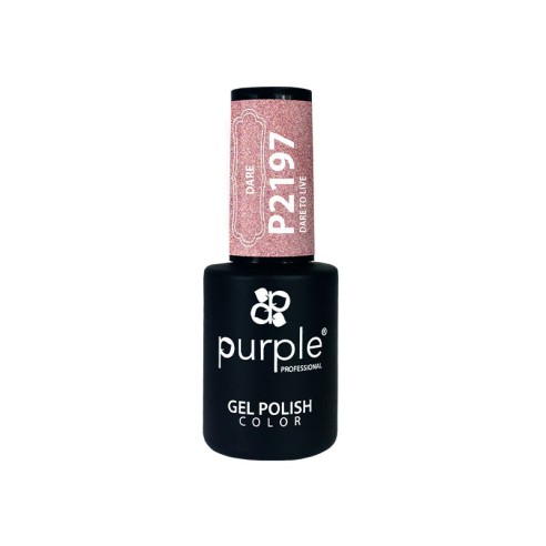 Esmalte Gel P2197 Dare to Live Purple Professiona -Semi permanent enamel -Purple Professional
