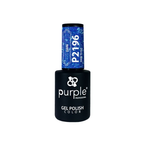 Esmalte Gel P2196 Dare to Fly Purple Professional -Esmalte semi permanente -Purple Professional
