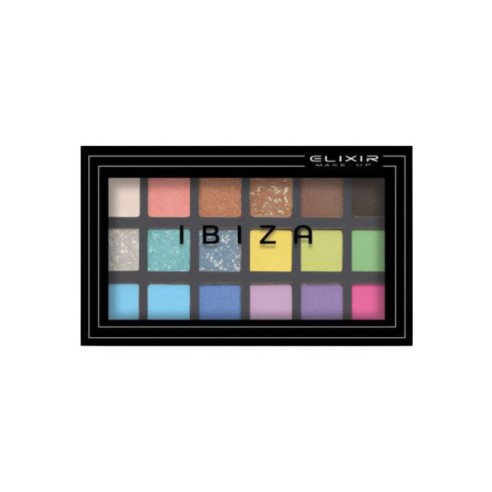 Elixir Ibiza Eyeshadow Palette 18 Shades -Eyes -Elixir Make Up