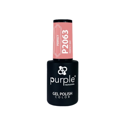 Esmalte Gel P2063 Perfect Day Purple Professional -Esmalte semi permanente -Purple Professional