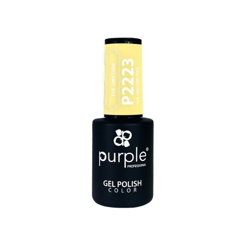 Esmalte Gel P2223 The Unicorn Pixie Purple Profes -Semi permanent nail polishes -Purple Professional