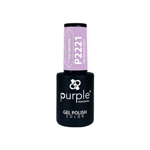Esmalte Gel P2221 The Unicorn Poppy Purple Profes -Émail semi permanent -Purple Professional