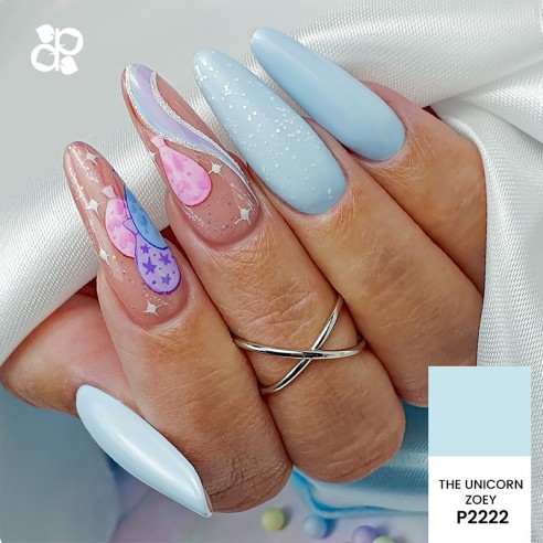Smalto Purple Professional Smalto Gel P2222 The Unicorn Zoey -Smalto semipermanente -Purple Professional