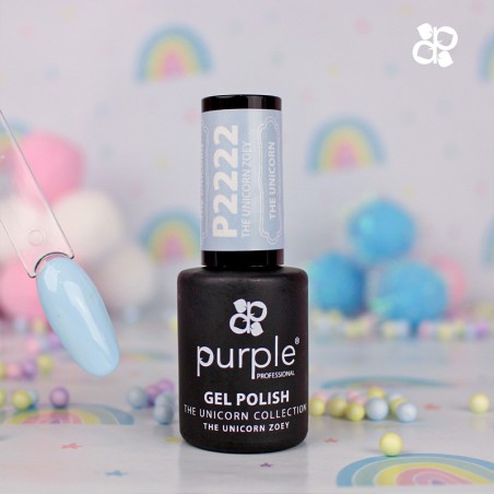 Verniz Gel P2222 The Unicorn Zoey Purple Professional -Esmalte semipermanente -Purple Professional