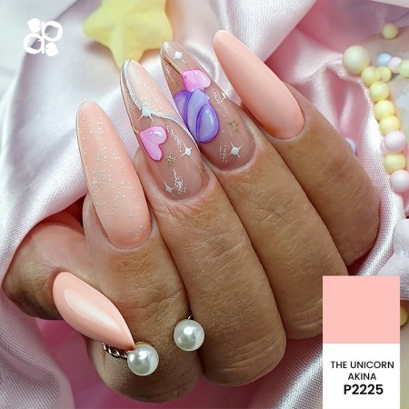 Verniz Gel P2225 The Unicorn Akina Purple Professional -Esmalte semipermanente -Purple Professional 2