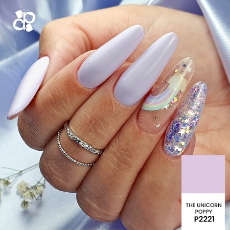 Verniz Gel P2221 The Unicorn Poppy Purple Professional -Esmalte semipermanente -Purple Professional 2