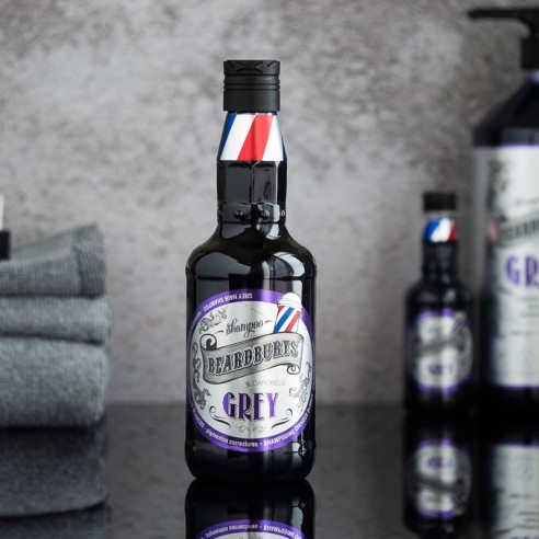 Beardburys Graushampoo für weißes Haar, 330 ml -Haarpflege -Beardburys