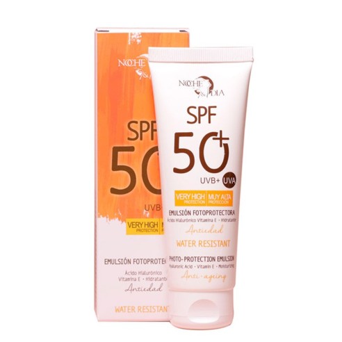 Crema Solar Facial SPF 50+ Noche & Día 75ml -Solares -Noche & Día