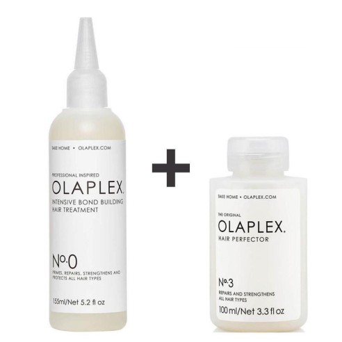 Pack Olaplex n. 0 155ml + Olaplex n. 3 Perfecteur capillaire 100ml -Traitements des cheveux et du cuir chevelu -Olaplex