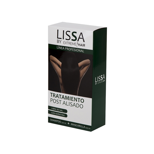 Pacote de Alisamento Vegano Lissa Blonde + Kit de Manutenção Pós Alisamento (Shampoo + Máscara) -Pacotes de produtos para cab...