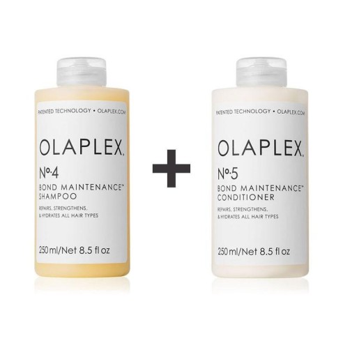 Olaplex Shampoo e Condicionador No 4 e No 5 Bond Pack Lim piece -Shampoos -Olaplex