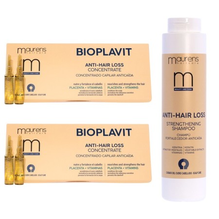 Bioplavit Anti-Haarausfall-Paket: Ampullen + Maurens Anti-Haarausfall-Shampoo -Anti-Fall -Maurens