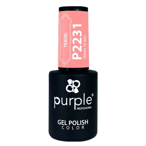 Esmalte Gel P2227 Travel To Bali Purple Profess -Esmalte semipermanente -Purple Professional