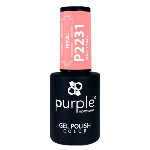 Esmalte Gel P2227 Travel To Bali Purple Profess -Semi permanent enamel -Purple Professional