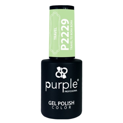 Esmalte Gel P2229 Travel To Bora Bora Purple Professional -Esmalte semi permanente -Purple Professional