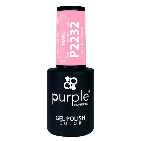 Esmalte Gel P2227 Travel To BoracayPurple Profess -Semi permanent enamel -Purple Professional